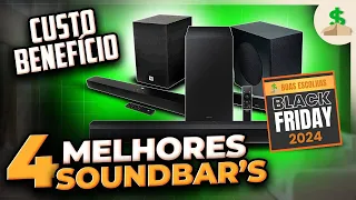 ATUALIZADO! Qual é a MELHOR SOUNDBAR e como escolher? Guia Melhores Soundbars CUSTO BENEFÍCIO 2024!