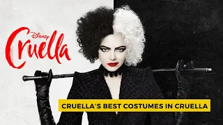 Cruella’s Best Costumes in Cruella