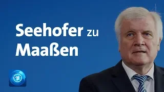 Maaßen versetzt: Innenminister Seehofer nennt Einzelheiten