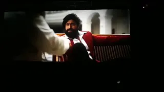 kgf chapter 2/rocky bhai dialogue/theatre reaction/#youtube #kgf2 #reaction #attitudestatus 😈👿😈