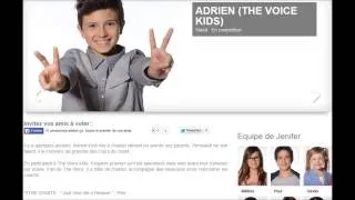 The Voice Kids - Adrien - son profil