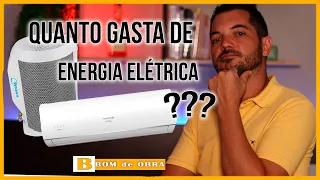 Quanto eu vou gastar com ar condicionado, como calcular a conta de energia no final do mes