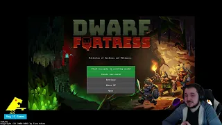 Терентий играет в Dwarf Fortress #2. Старт родной крепости