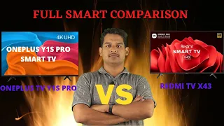 Oneplus Tv Y1S Pro Vs Redmi Tv X43 | Best 4K Tv 43 Inch Under 28000