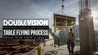 R4 Contracting | High-Rise Table Flying Process in Downtown Vancouver