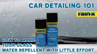 How to make your glass water repellent with little effort | Rain-X Glass Water Repellent Aerosol
