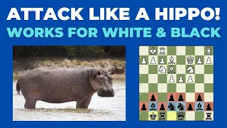 The Only Chess Opening You Need To Learn: HIPPOPOTAMUS DEFENSE - Not A Joke!