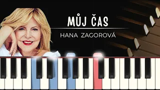 Můj čas (Hana Zagorová) | seriál Sanitka | tutoriál + noty pro klavír + MIDI