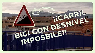 ¿Puente ciclista urbano con 14% de pendiente media? 🤦‍♀️ ¿Solo apto para ciclistas profesionales?