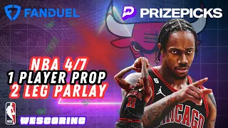 5-2 RUN $2,000 WIN PrizePicks NBA TODAY Fanduel Parlay Best Bets Picks Plays