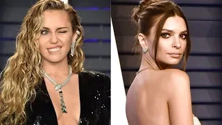 Miley Cyrus, Emily Ratajkowski strip down for Easter