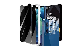 (English) EGV Privacy Tempered Glass + Camera Protector Installation Video