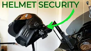 Motorcycle Helmet Security. Use this to properly secure your helmet.