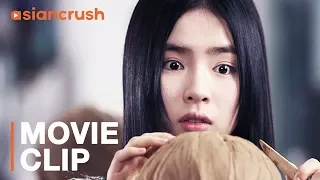 Korean teen's plastic surgery takes a terrifying turn | Clip from Korean horror movie 'Cinderella'
