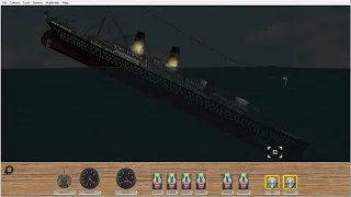 titanic sinking (floating sandbox)