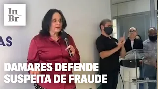Damares Alves defende suspeita de fraude