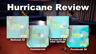 Hurricane 3 Neo | Commercial vs Provincial 39 vs Provincial 39 blue sponge vs National 39