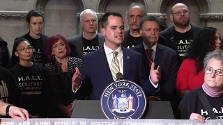 Senator David Carlucci Advocates for HALT Solitary Confinement