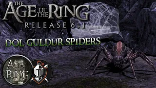 BFME 2 ROTWK Age of The Ring 6.1 "Playing as Dol guldur in a 3v3" The spiders!