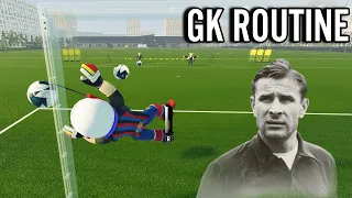 Goalkeeper Training Routine In Real Futbol 24! Be The Best GK! (Roblox)
