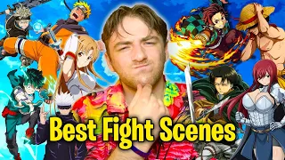 NON Anime Fan REACTS To the Best Anime Fights of ALL TIME