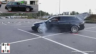 SLIP TEST - Are we on FIRE?? -  Audi A4 B6 3.0 Quattro - @4x4.tests.on.rollers