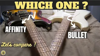 Squier AFFINITY VS BULLET Stratocaster : which one should YOU buy ?