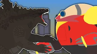 Death Egg Robot vs Godzilla