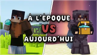 À l'époque VS Aujourd'hui - Compilation shorts Minecraft