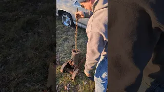 Firing A Truckers Chain Out Of a Black Powder Cannon Through a Car ⛓️ 🚗 💥#cannon