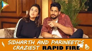 ROFL: Sidharth & Parineeti’s MOST HILARIOUS Rapid Fire | SRK | Saif Ali Khan | Jabariya Jodi