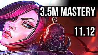 FIORA vs SION (TOP) | 3.5M mastery, 8 solo kills, 1000+ games | JP Diamond | v11.12