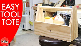 How to Make a Simple Tool Tote With One Board