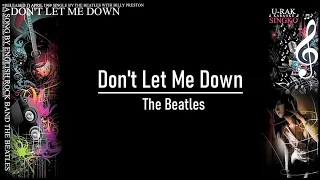 Don't Let Me Down - The Beatles | Karaoke ♫