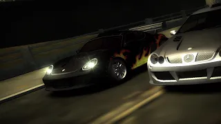Need For Speed Most Wanted Blacklist 7 Boss Race (Porsche vs Mercedes)