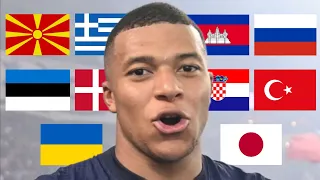 KYLIAN MBAPPE in different languages