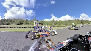 How to start badly and finish well in a kart race! UKC Rd 3, Wigan, Snr X30 Final