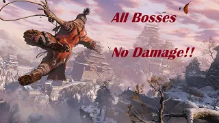 Sekiro - All Bosses No Damage NG+7 (No Kuro's Charm / Bell Demon)