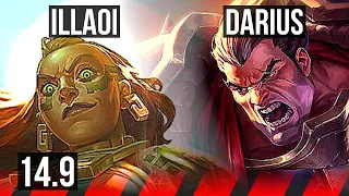 ILLAOI vs DARIUS (TOP) | 7/0/1, 7 solo kills, Godlike | TR Master | 14.9