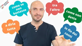 8 espressioni per PARLARE ITALIANO NATURALMENTE | Impara l'italiano con Francesco