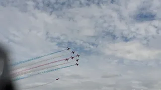 RAF Red Arrows RAF Cosford Airshow 2019 "Tornado"