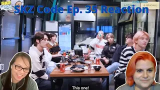 Two women watching Time Out #1 MT Part 3｜[SKZ CODE] Ep.35  | A Stray Kids Reaction