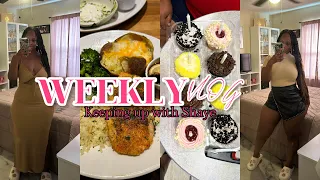 WEEKLY VLOG: family time + lunch date + full workout sessions with trainer