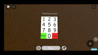how to get rainbow Pou in find the Pou!