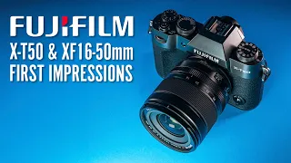 Fujifilm X-T50 & XF16-50mm f2.8-4.8 First Impressions. Fujifilm's SMALLEST CAMERA Gets HUGE UPDATE!