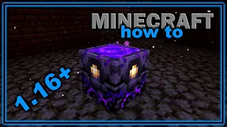 How to Craft and Use a Respawn Anchor! (1.16+) | Easy Minecraft Tutorial