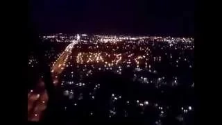 Night Flight over West Palm Beach, FL