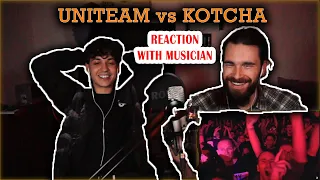 UNITEAM vs KOTCHA | Grand Beatbox Battle 2019 | Tag Team Semi Final | [REACTION VIDEO] WITH MUSICIAN