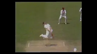 ENGLAND v WEST INDIES 5th TEST MATCH DAY 5 THE OVAL AUGUST 12 1991 DAVID LAWRENCE PATRICK PATTERSON