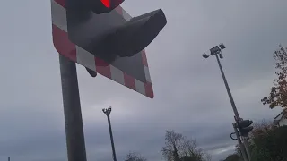 Trooperslane Station Level Crossing (Co.Antrim) Saturday 13/11/21